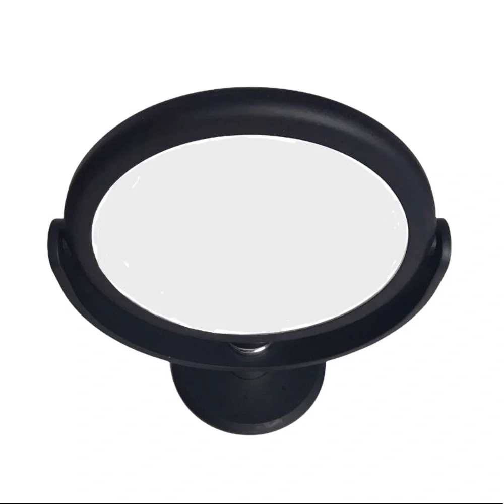 Danielle Creations Black Round Vanity Mirror